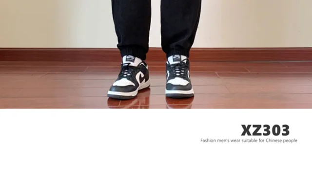 Men's Corduroy Sweatpants with Drape Detail