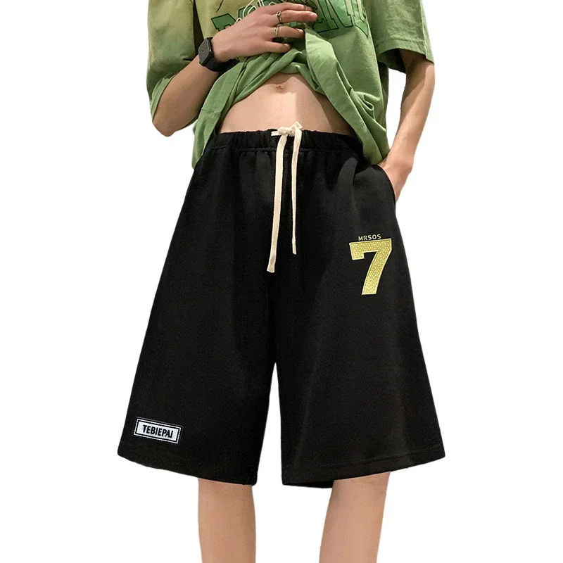 Men's Embroidered Retro Shorts