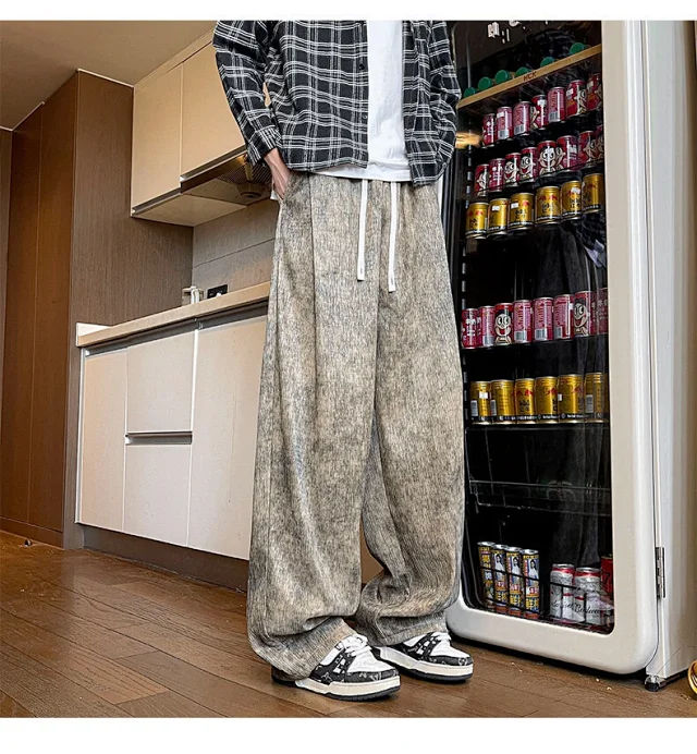 Men's Tie-Dye Ice Silk Pants Detail