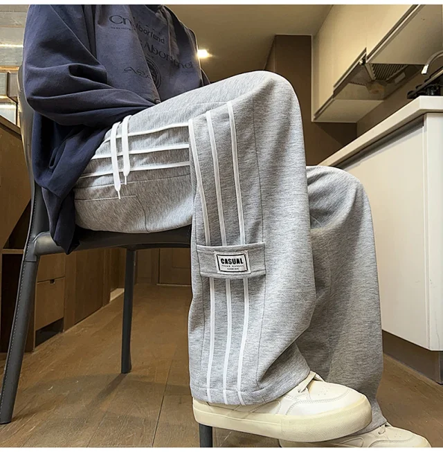 Striped Men's Sweatpants Detail