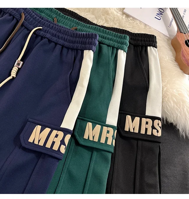 Men's Summer Retro Stripe Basketball Shorts Detail