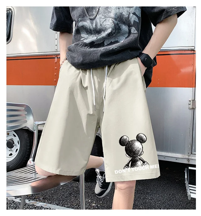 Drawstring Teenage Shorts (Men) Detail