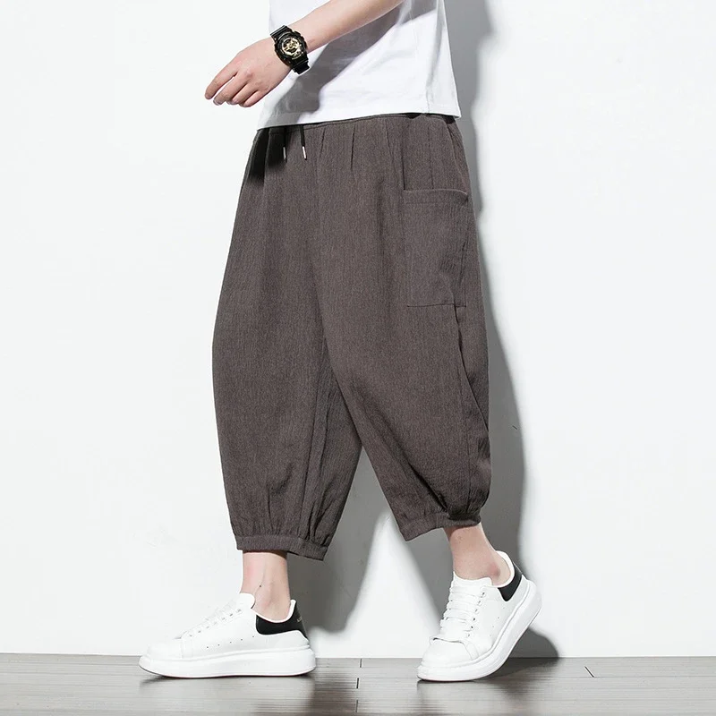 Men's 2025 Summer Ice Silk Capris