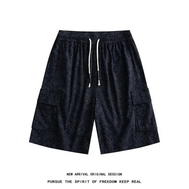 Men's Tie-Dye Athletic Shorts Detail