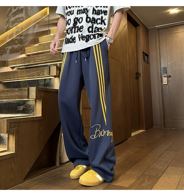 2025 Men's Oversize Wide-Leg Pants Detail