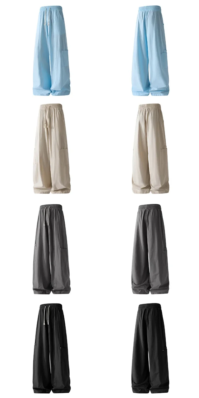 Men's Summer Cotton Work Pants Detail