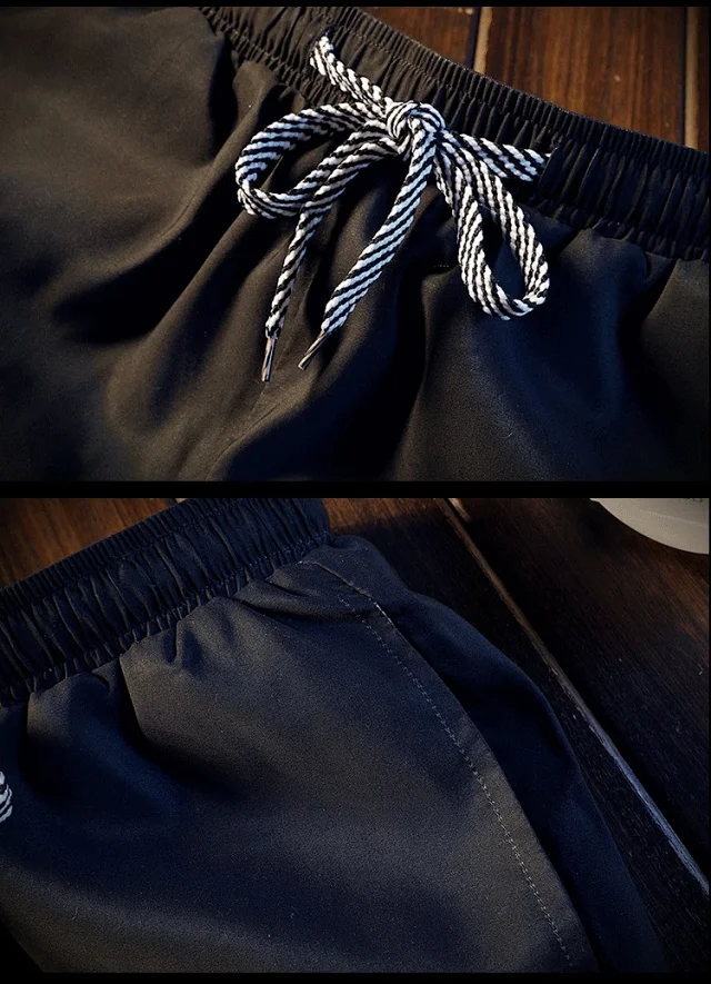 K167 Summer Loose Beach Pants for Men Detail