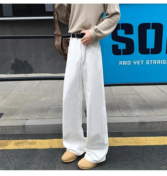 Men's Basic Black Jeans - Spring/Fall Detail
