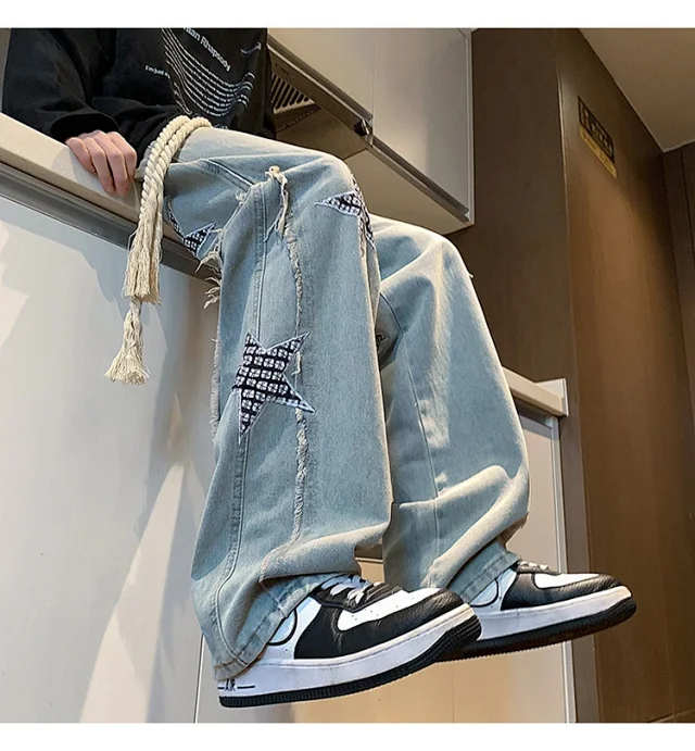 Men's Spring Hiphop Jeans Detail