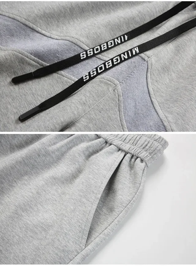 Men's Summer Space Cotton Short Set Detail