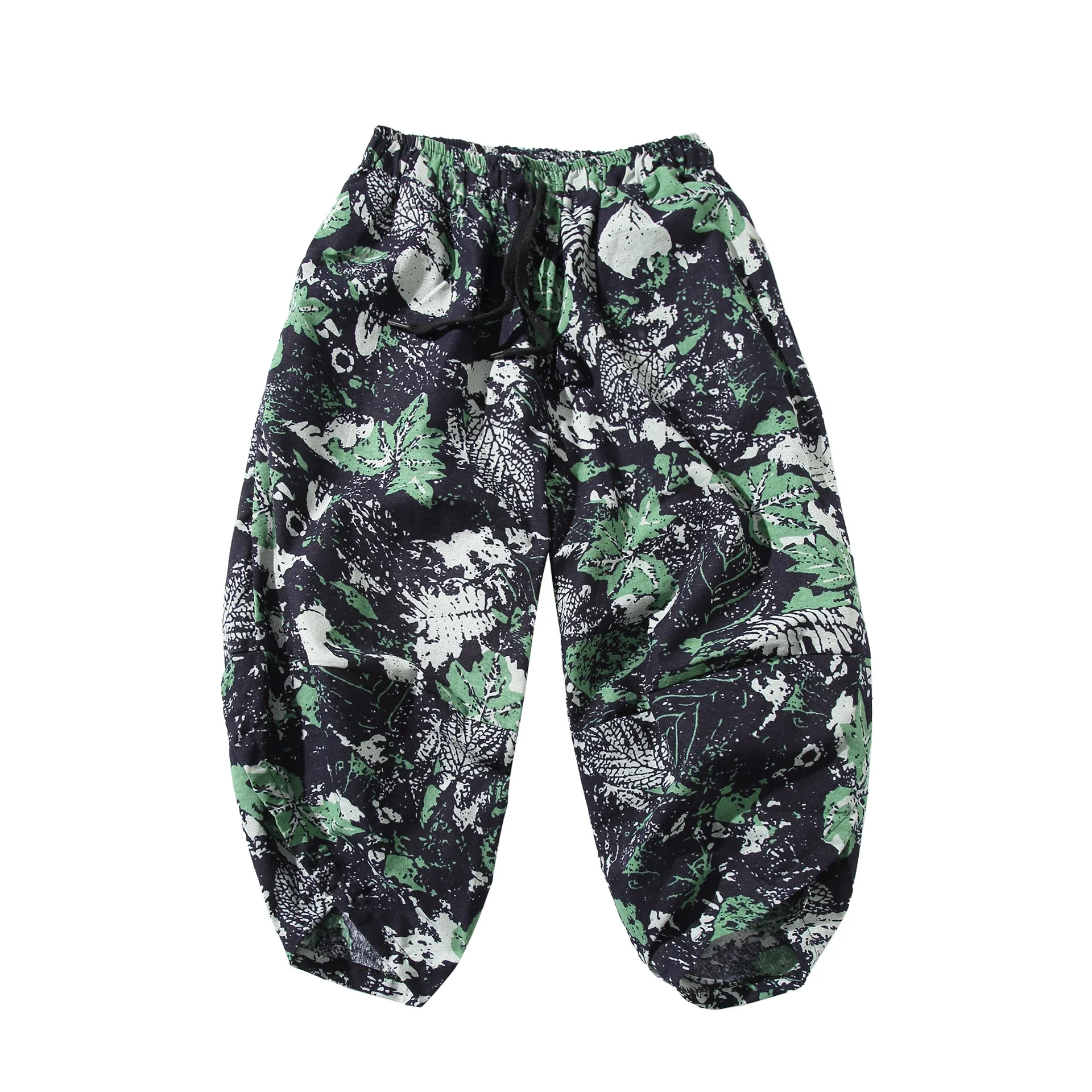 Men's 3/4-length Ethnic Cotton-Linen Pants