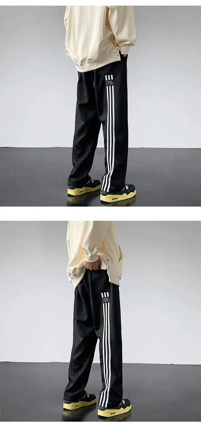 Men's Retro Stripe Pants Detail