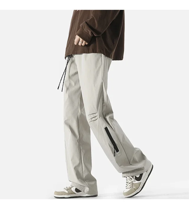 Men's Spring Euro - American Vibe Flared Cargo Pants Detail