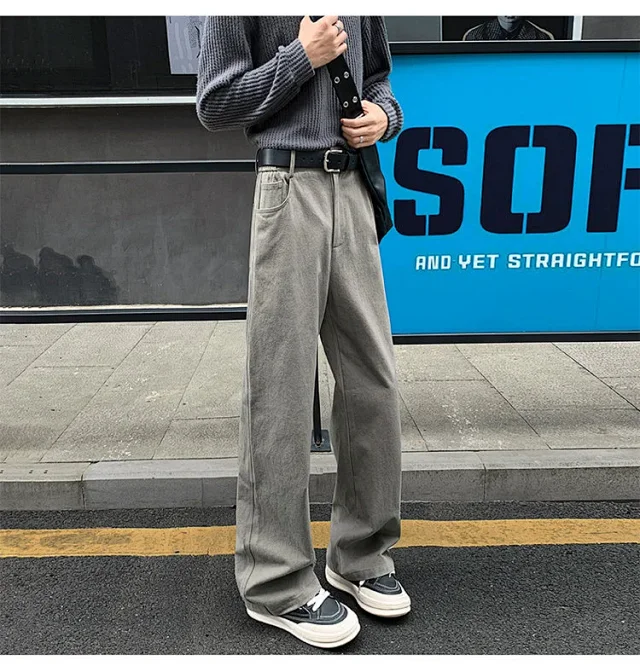 Men's Basic Black Jeans - Spring/Fall Detail