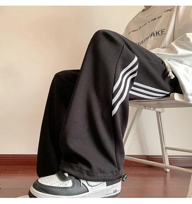 Men's Spring Three - Striped Pants Detail