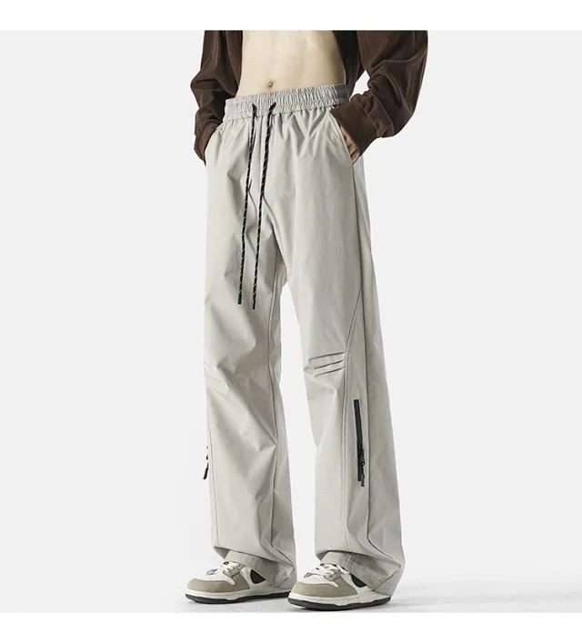 Men's Spring Euro - American Vibe Flared Cargo Pants Detail