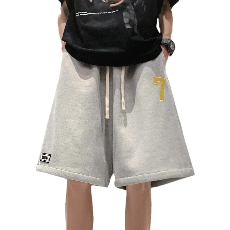 Embroidered American Shorts Men's Summer