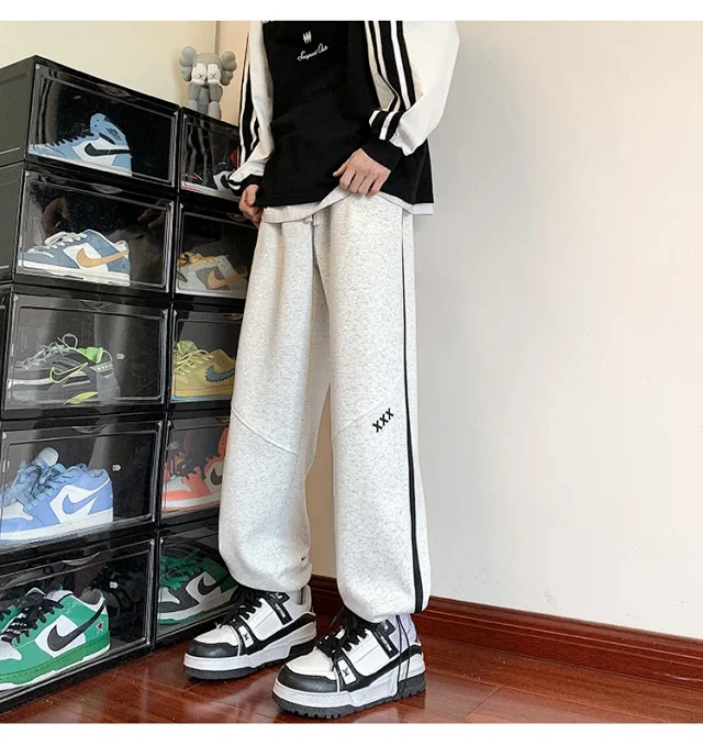 Oversize Striped Pants for Men Detail