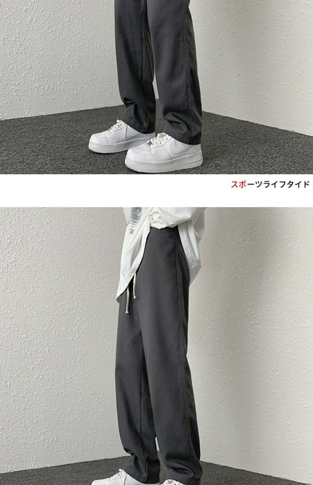 Men's Spring/Fall Cotton Straight Retro Cargo Pants Detail