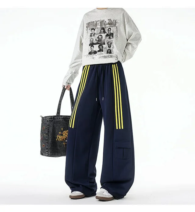 Men's Spring/Fall 190 Tall Loose Straight Sweatpants Detail