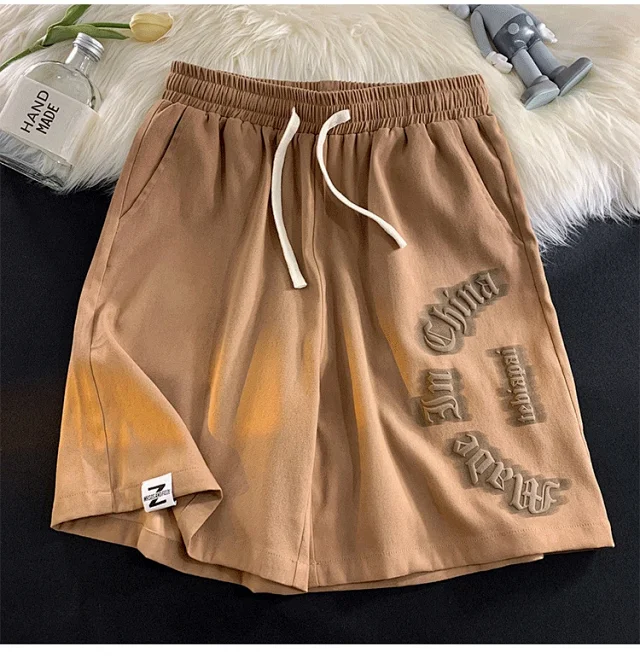 Men's Summer Loose Ice Silk Casual Shorts Detail