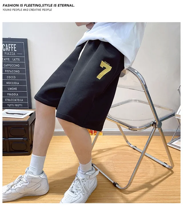 Men's Embroidered American Shorts (Summer Thin Style) Detail