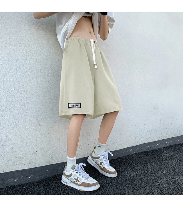 Men's Embroidered Retro Shorts Detail