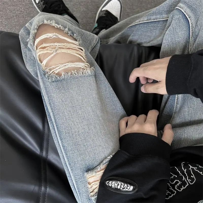 2025 Fall New Men's American Washed Jeans
