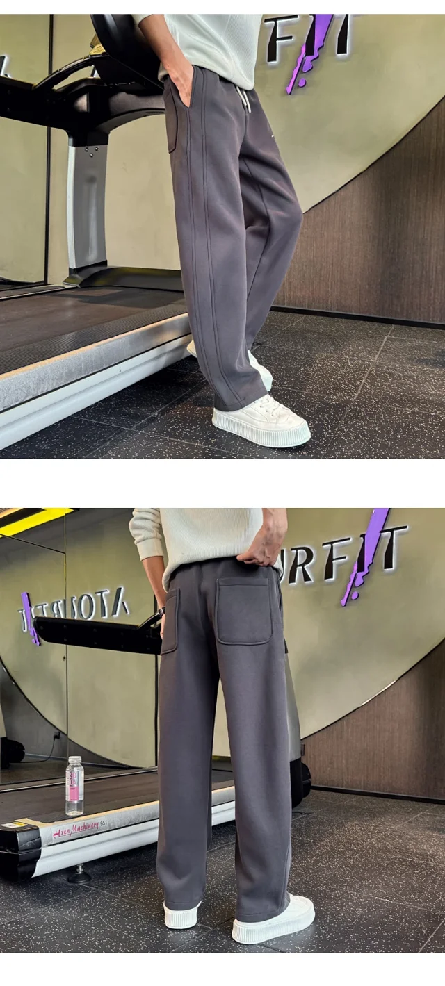 2025 Trendy Straight Sweatpants for Men Detail