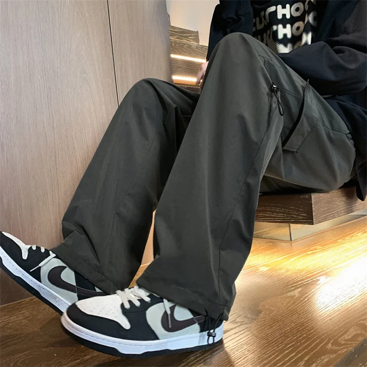 Men's Spring Retro Hiphop Cargo Pants