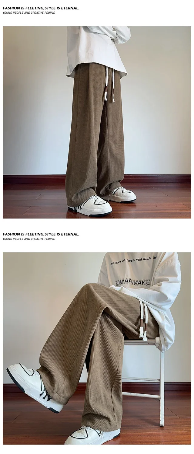 Men's Corduroy Trousers Detail