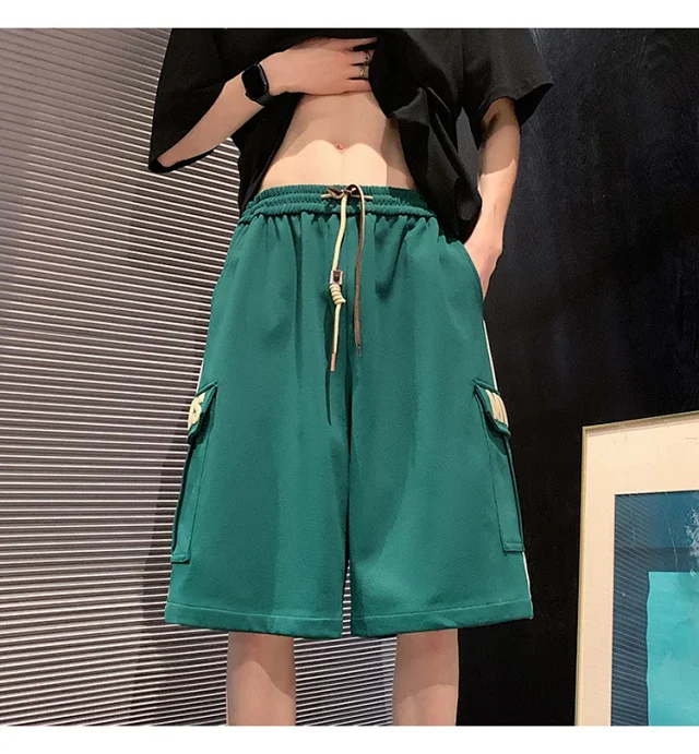 Men's Summer Retro Streetwear Shorts Detail
