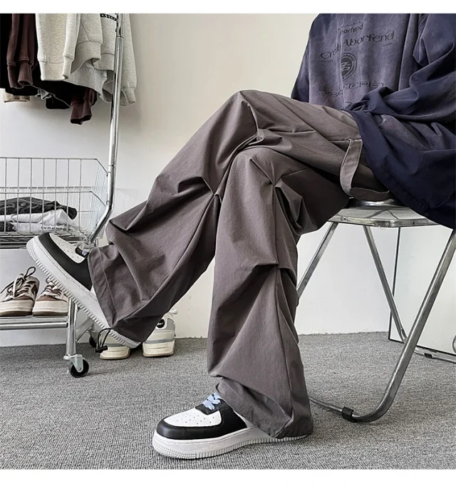 Hip-hop Spring Tech Pants Detail