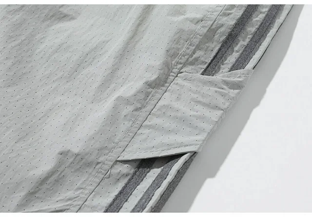 Men's Summer Laser-Punched Beach Shorts Detail