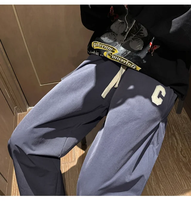 Japanese Oversize Pants for Men Detail
