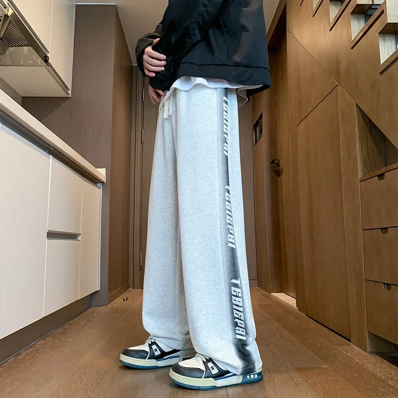 Men's 2025 Spring/Fall Oversize Wide-Leg Pants