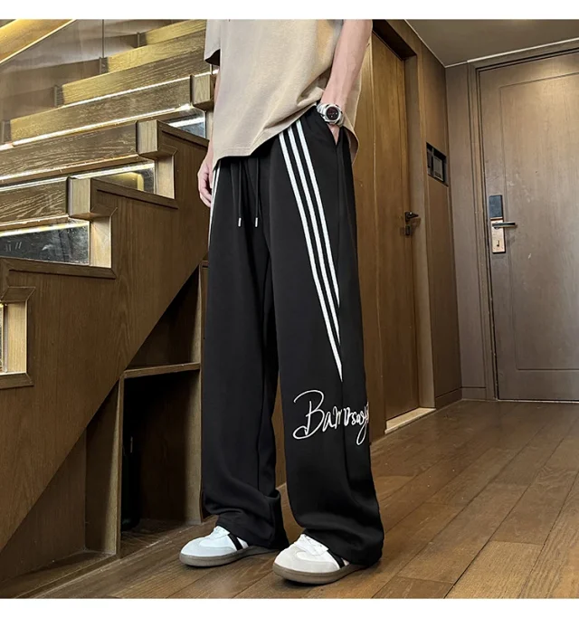 2025 Men's Oversize Wide-Leg Pants Detail