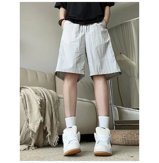 Men's Laser - Perforated Summer Beach Shorts Detail