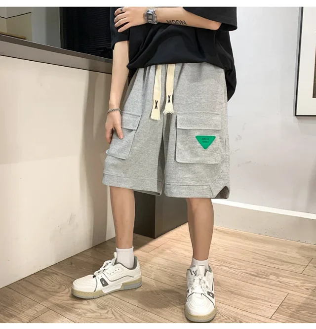 Oversize Men's Summer Athletic Shorts Detail