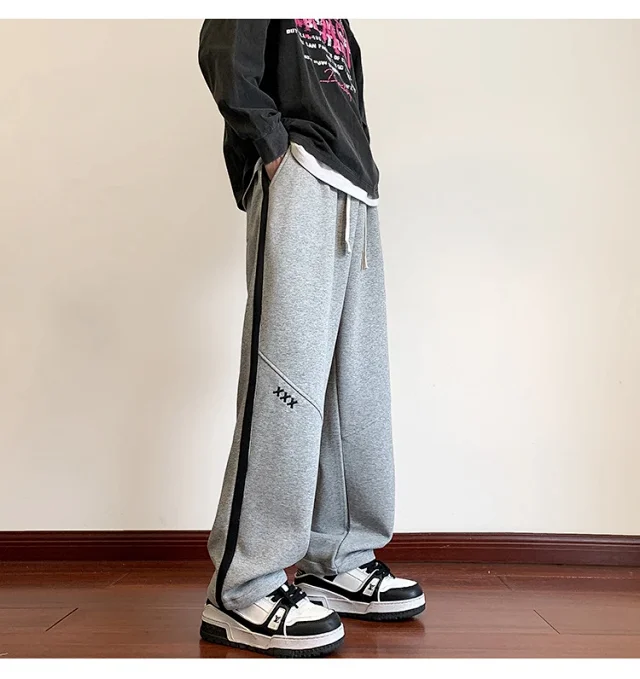 Oversize Striped Pants for Men Detail