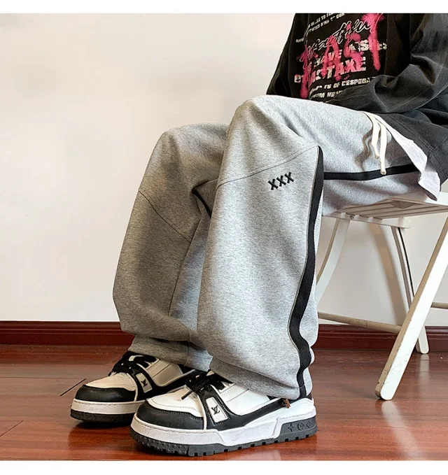 Oversize Striped Pants for Men Detail