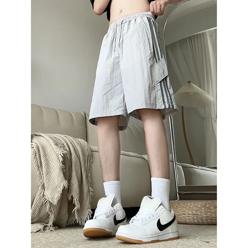Men's Laser - Perforated Summer Beach Shorts