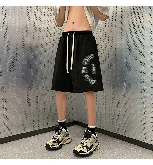 Men's Trendy Summer Ice Silk Shorts Detail