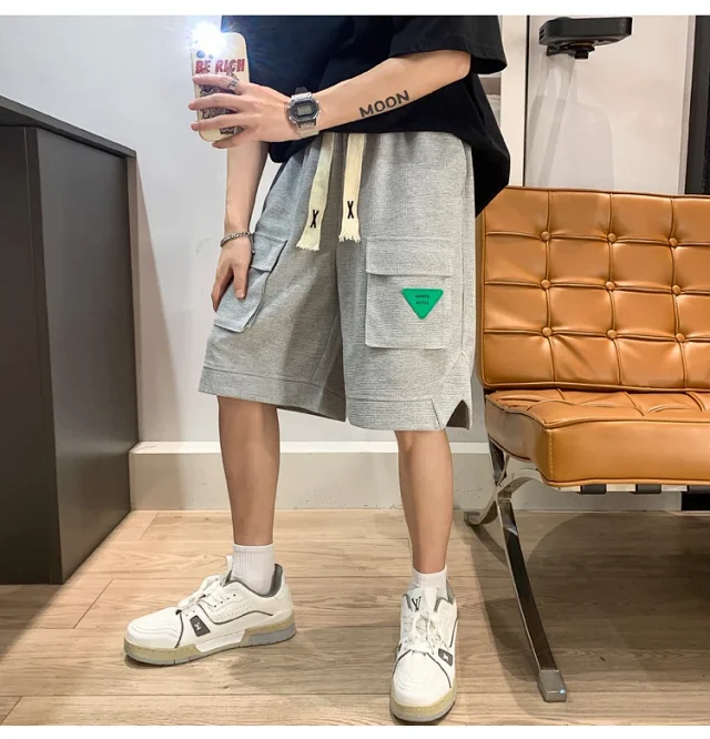 Oversize Men's Summer Athletic Shorts Detail