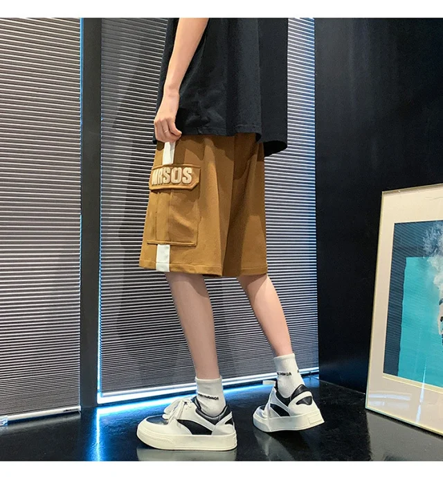 Men's Summer Retro Streetwear Shorts Detail