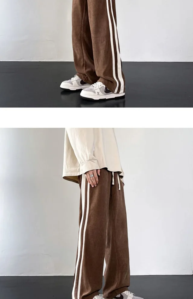 Corduroy Men's Winter Sweatpants Detail
