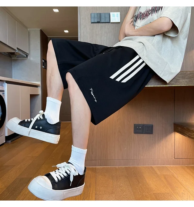 2025 Summer Men's Oversize 5 - Inch Sport Shorts Detail