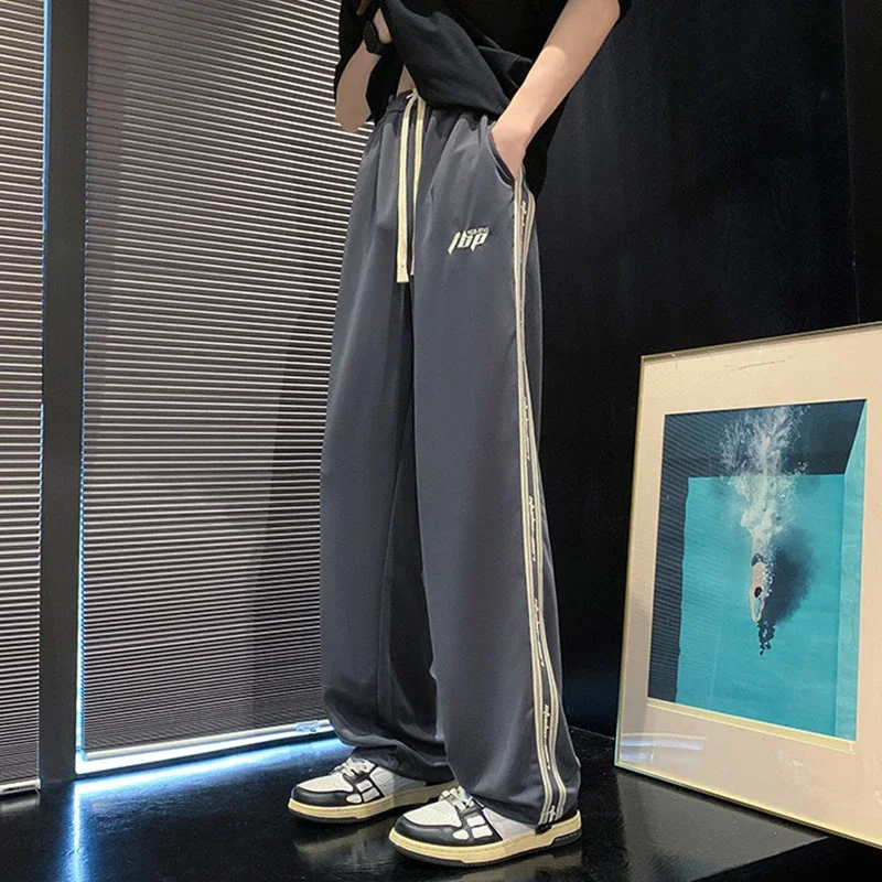 Men's Summer Loose Straight Leg Pants