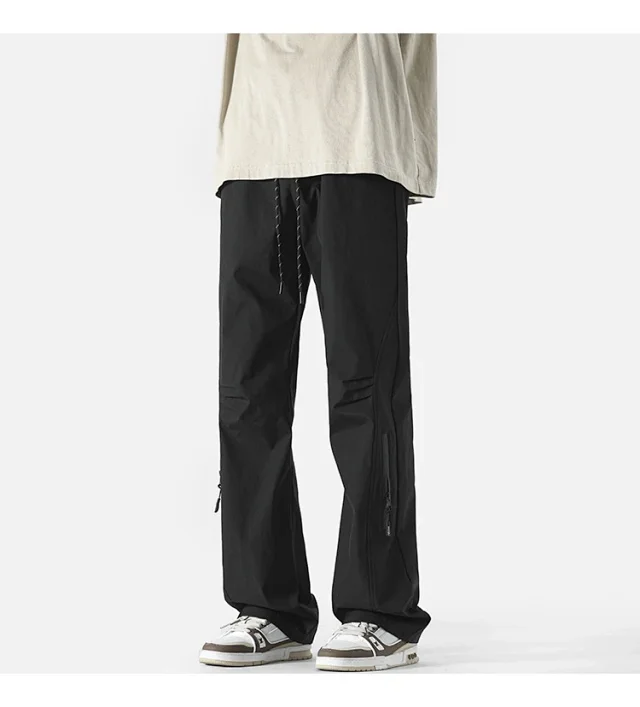 Men's Spring Euro - American Vibe Flared Cargo Pants Detail