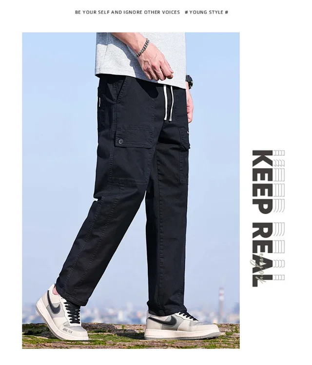 Men's 2025 Spring/Summer American Trendy Work Pants Detail